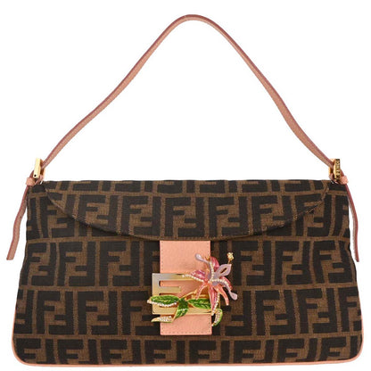 Fendi Black Brown Zucca Handbag
