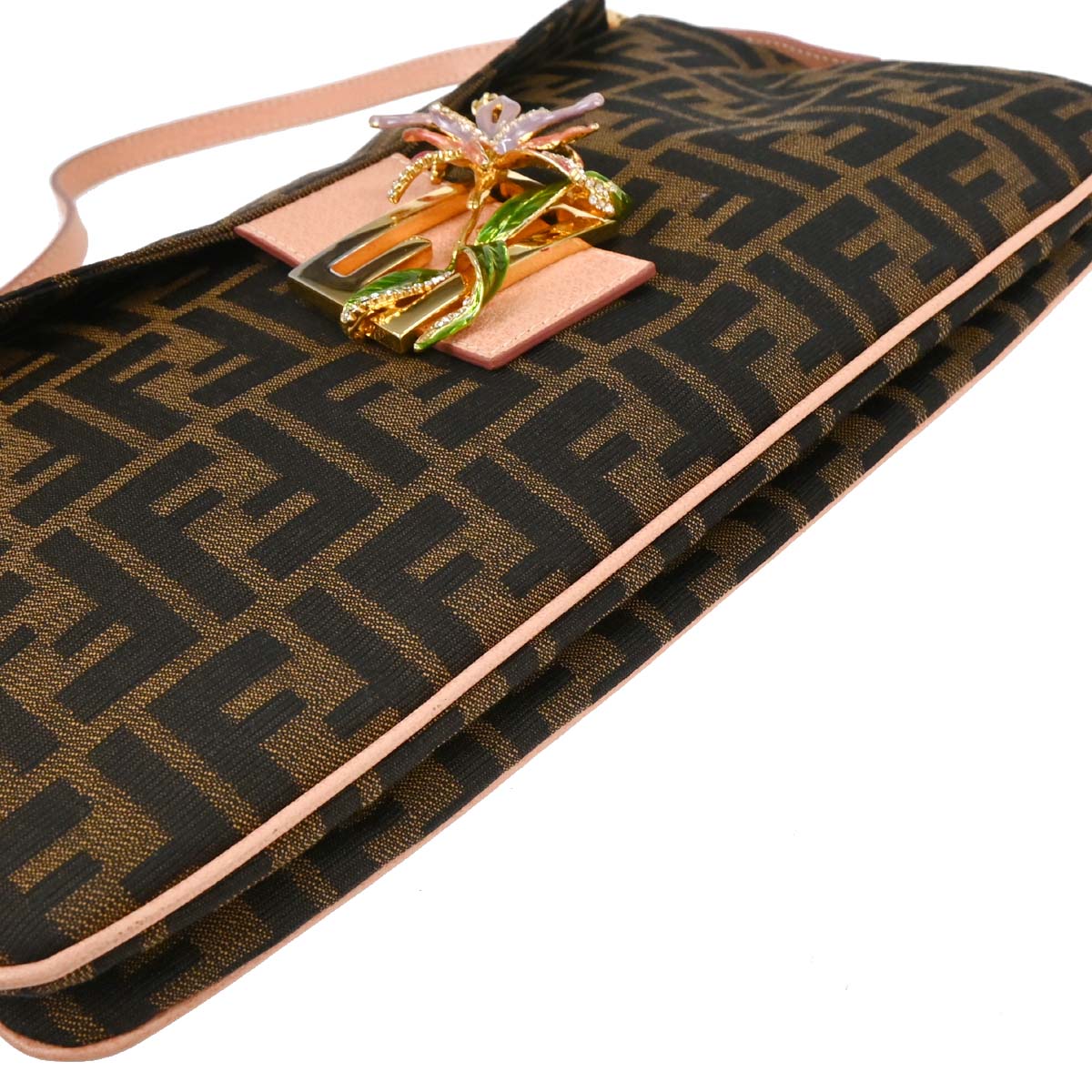 Fendi Black Brown Zucca Handbag