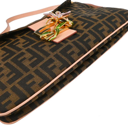 Fendi Black Brown Zucca Handbag