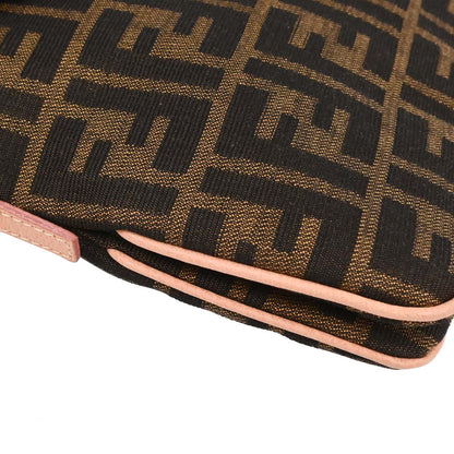 Fendi Black Brown Zucca Handbag
