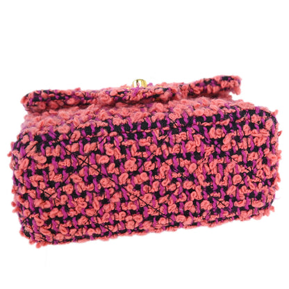 Chanel 1991-1994 Pink Tweed Handbag