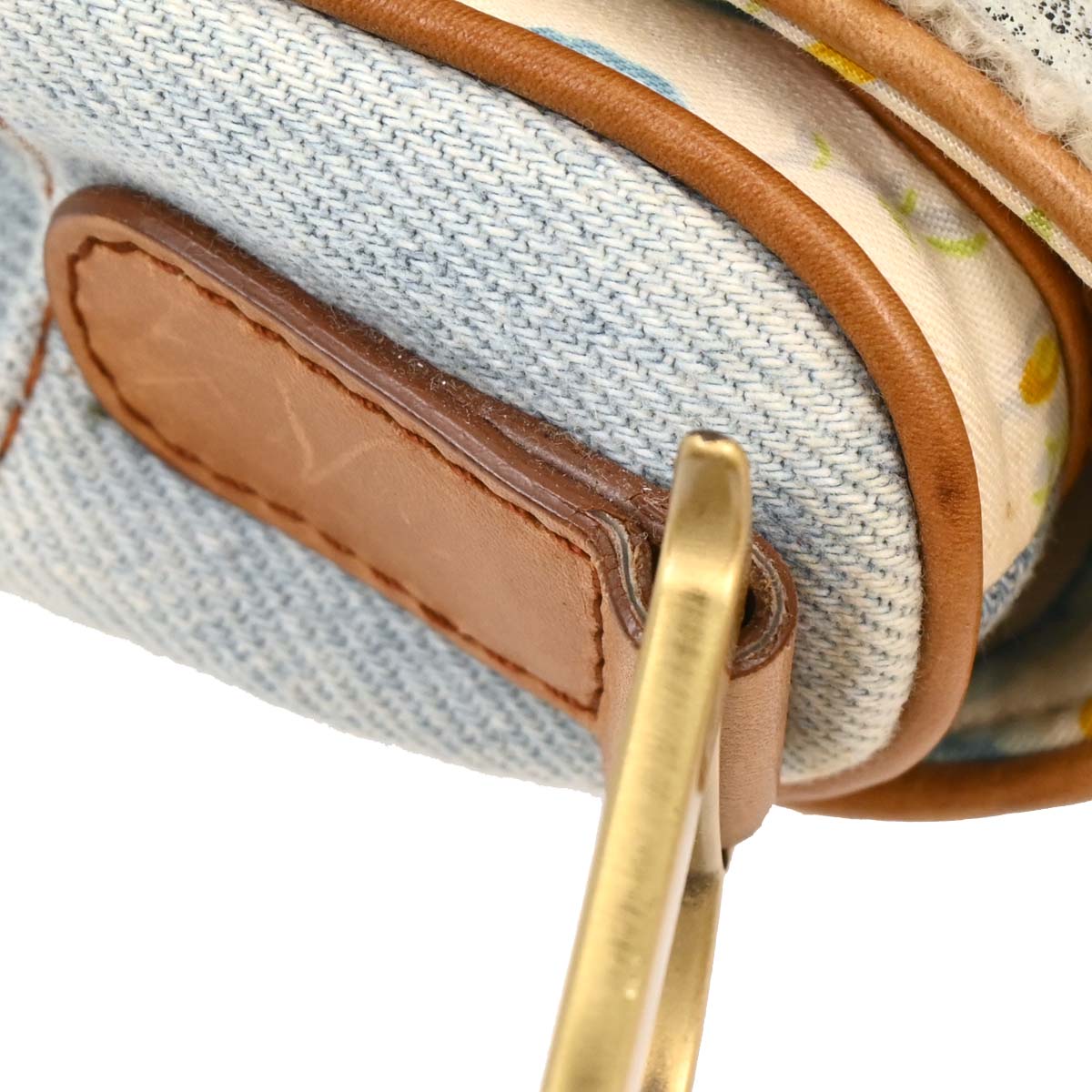 Christian Dior 2001 Canvas Saddle Handbag