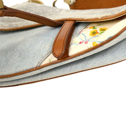Christian Dior 2001 Canvas Saddle Handbag
