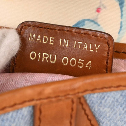 Christian Dior 2001 Canvas Saddle Handbag