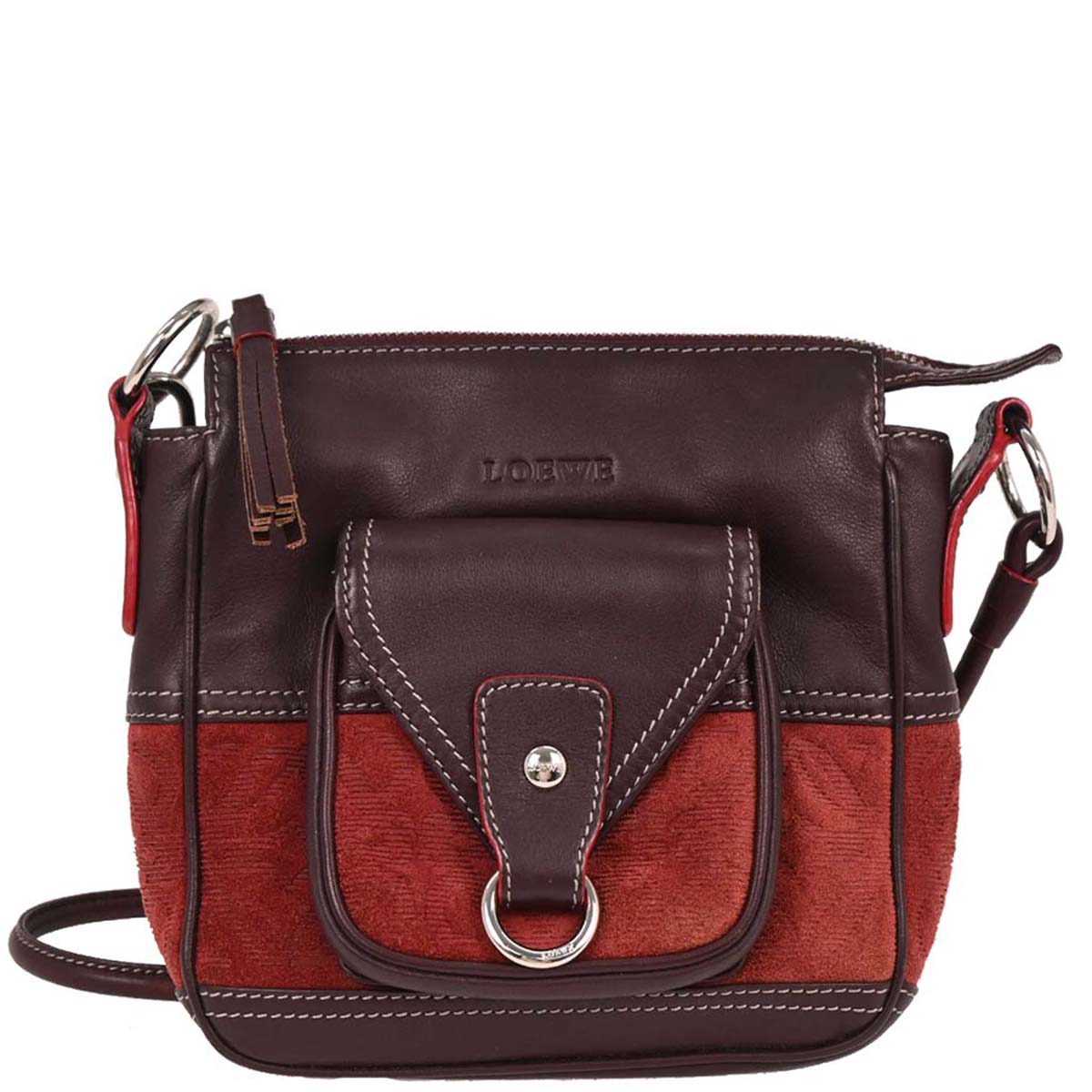 Loewe * Brown Fabric Shoulder Bag