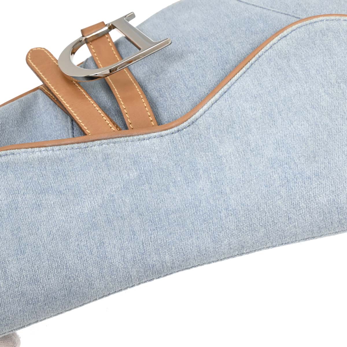 Christian Dior 2001 Canvas Saddle Handbag