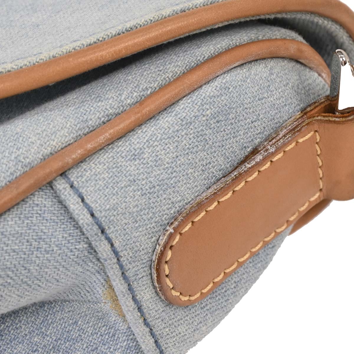 Christian Dior 2001 Canvas Saddle Handbag