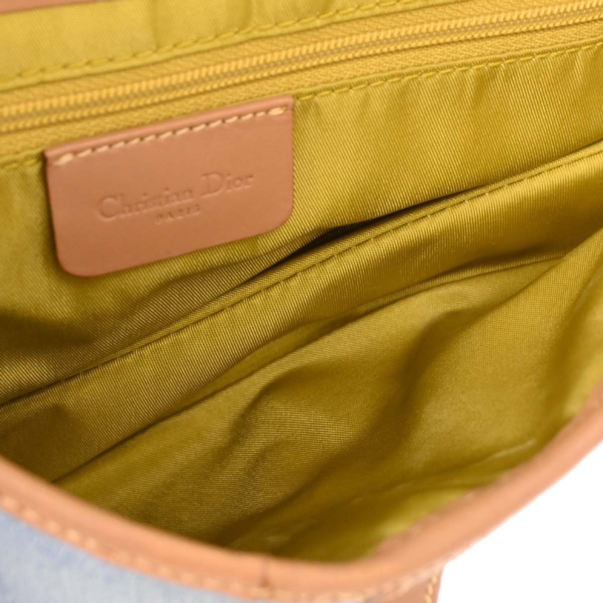 Christian Dior 2001 Canvas Saddle Handbag