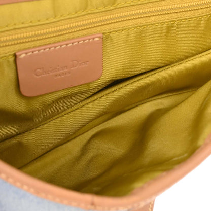 Christian Dior 2001 Canvas Saddle Handbag