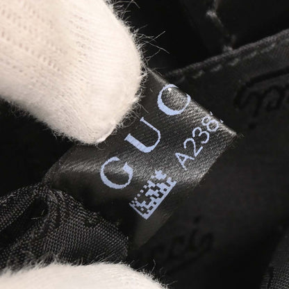 Gucci Black Leather Queen Chain Handbag