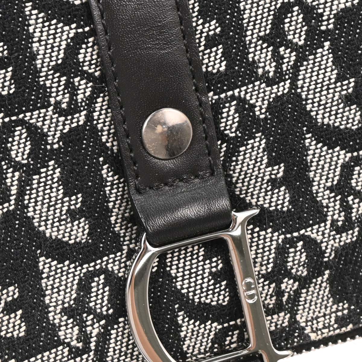 Christian Dior 2003 Black Trotter Handbag