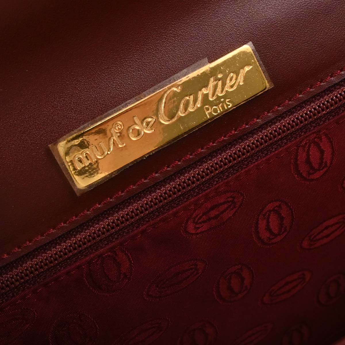 Cartier Bordeaux Handbag
