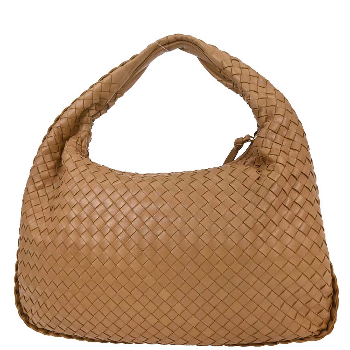 Bottega Veneta Brown Intrecciato Hobo Handbag