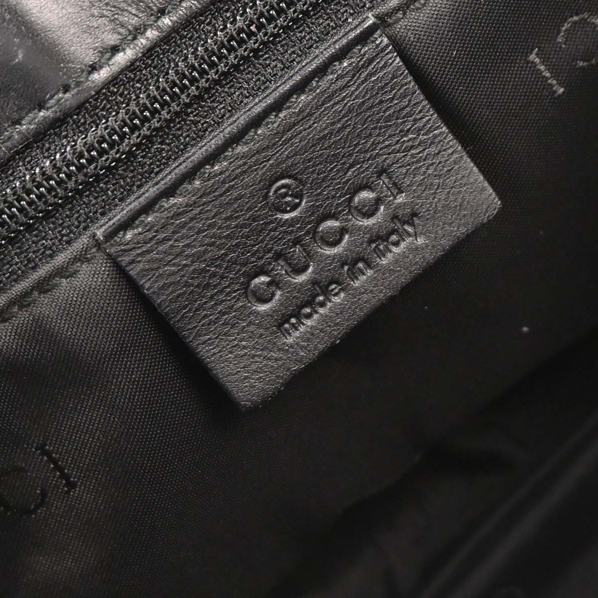 Gucci Black Bamboo GG Handbag