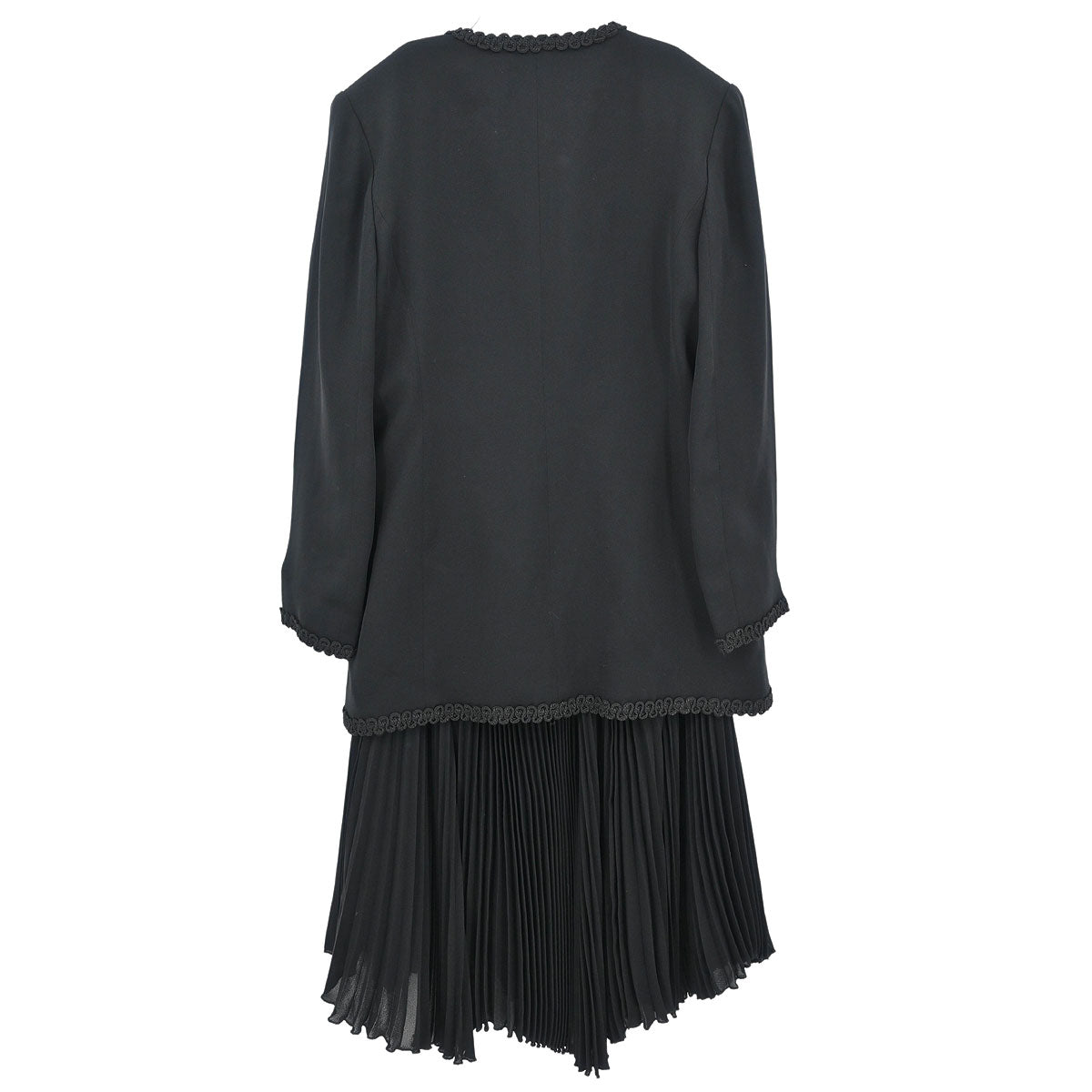 Christian Dior Setup Suit Jacket Skirt Black #38-40