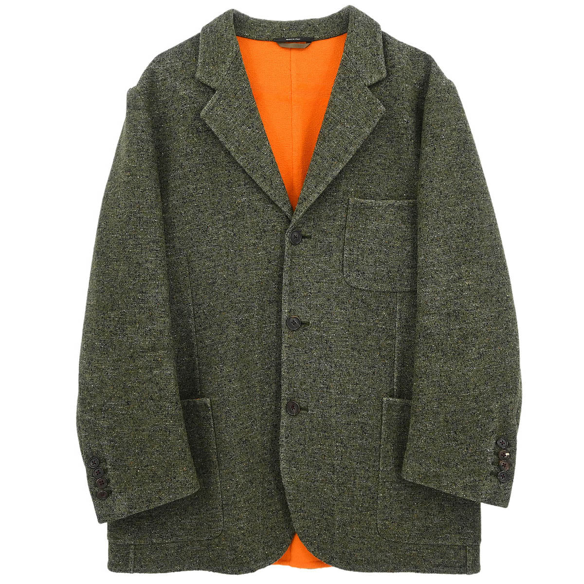 Hermes Single Breasted Jacket Dark Green #50