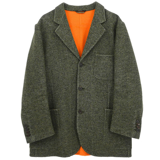 Hermes Single Breasted Jacket Dark Green #50