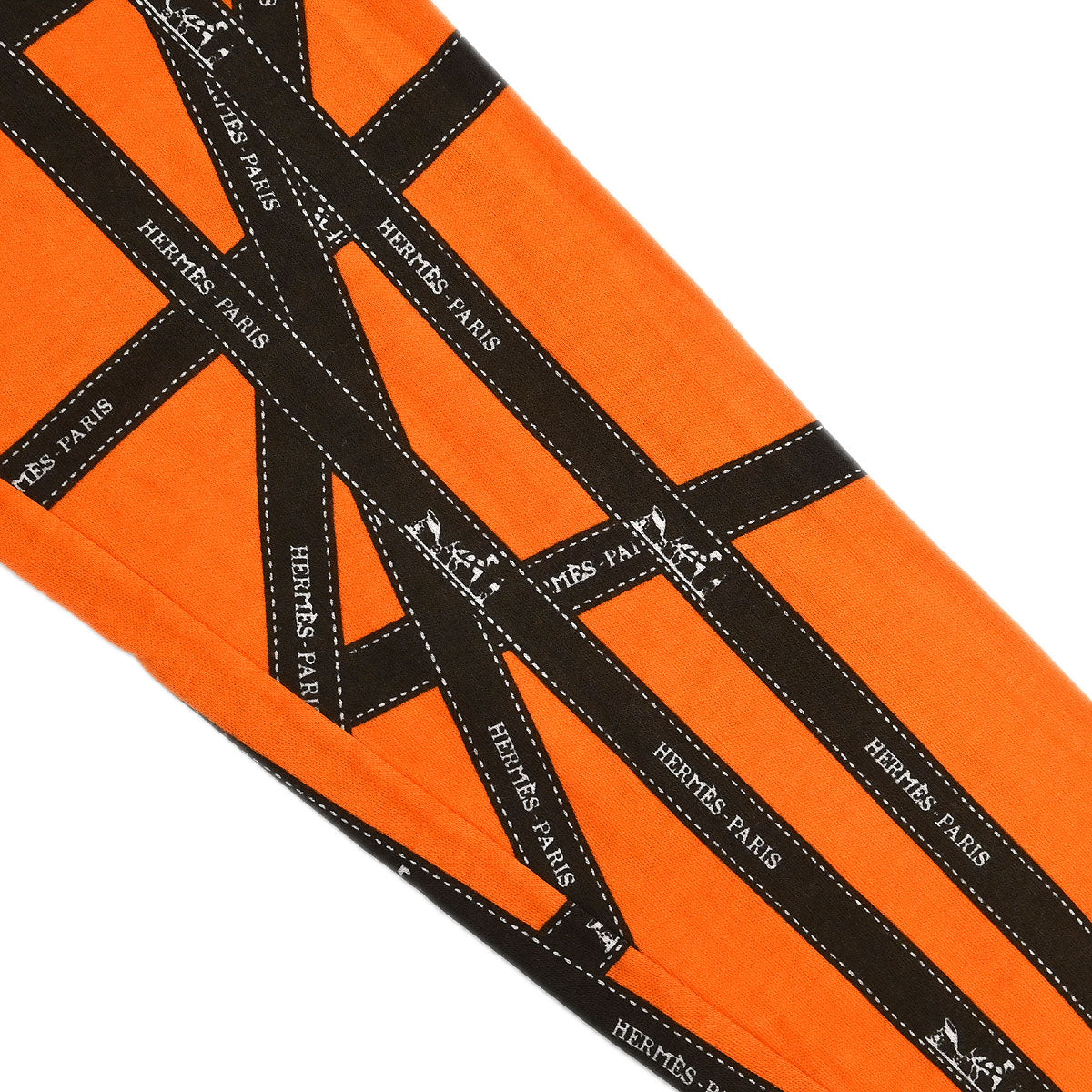 Hermes Long Sleeve T-shirt Top Orange #S