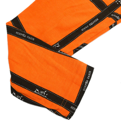 Hermes Long Sleeve T-shirt Top Orange #S