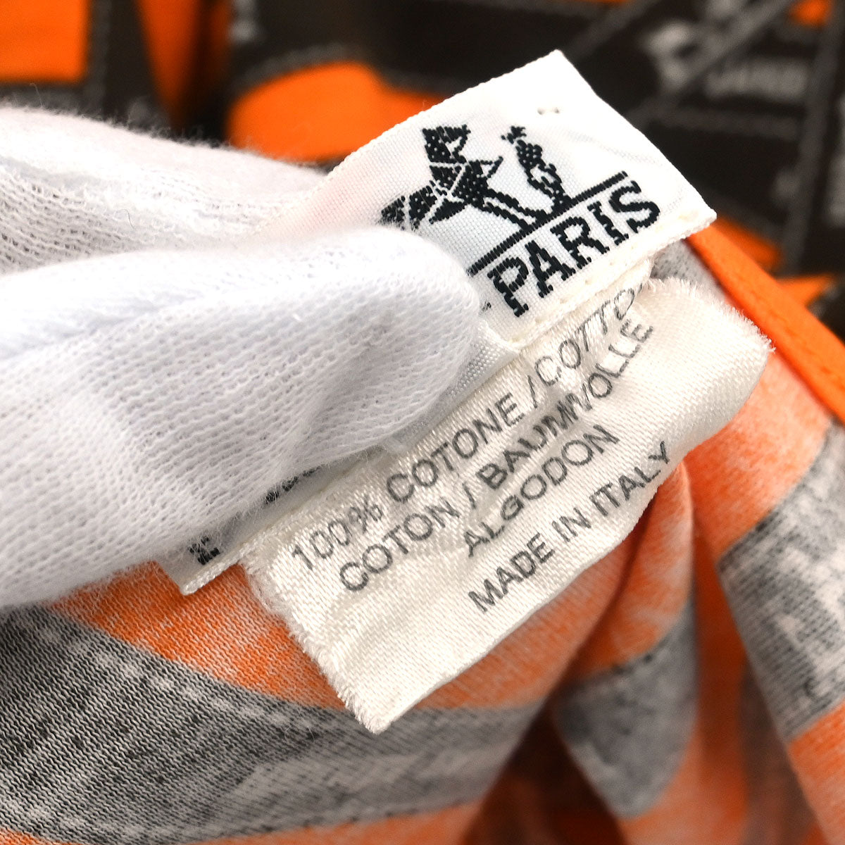 Hermes Long Sleeve T-shirt Top Orange #S