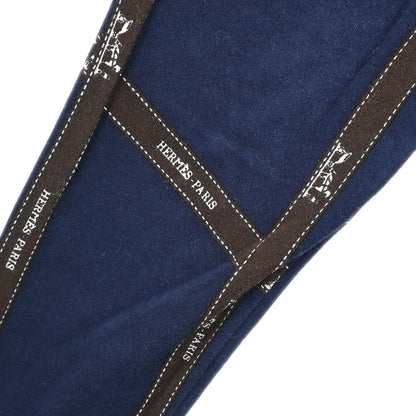 Hermes Long Sleeve T-shirt Top Navy #S