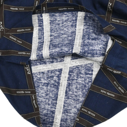 Hermes Long Sleeve T-shirt Top Navy #S