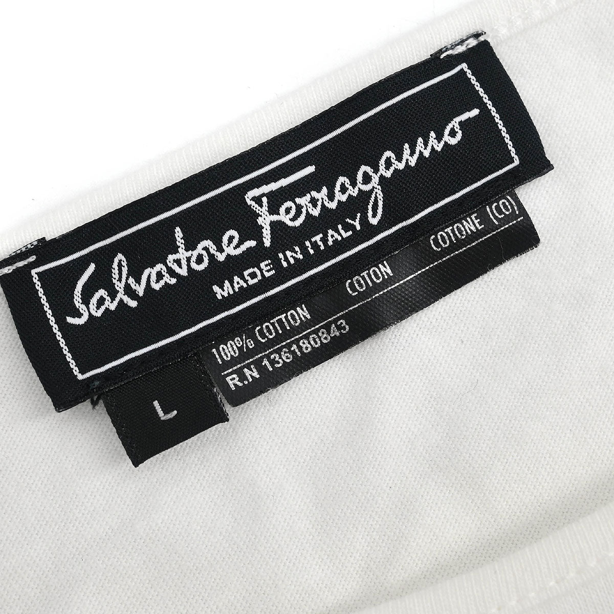 Salvatore Ferragamo T-shirt White #L