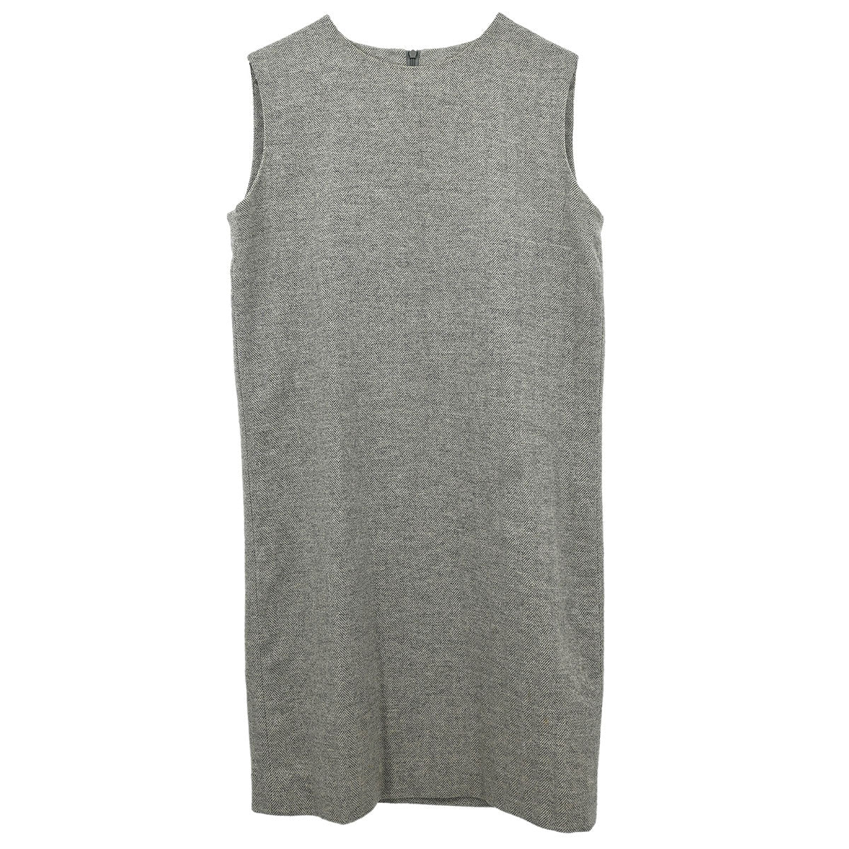 Hermes Sleeveless Dress Gray #40