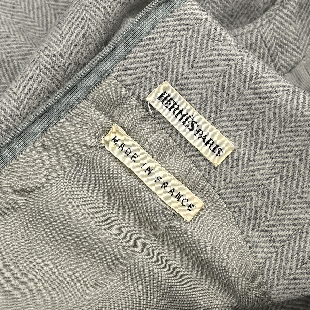 Hermes Sleeveless Dress Gray #40