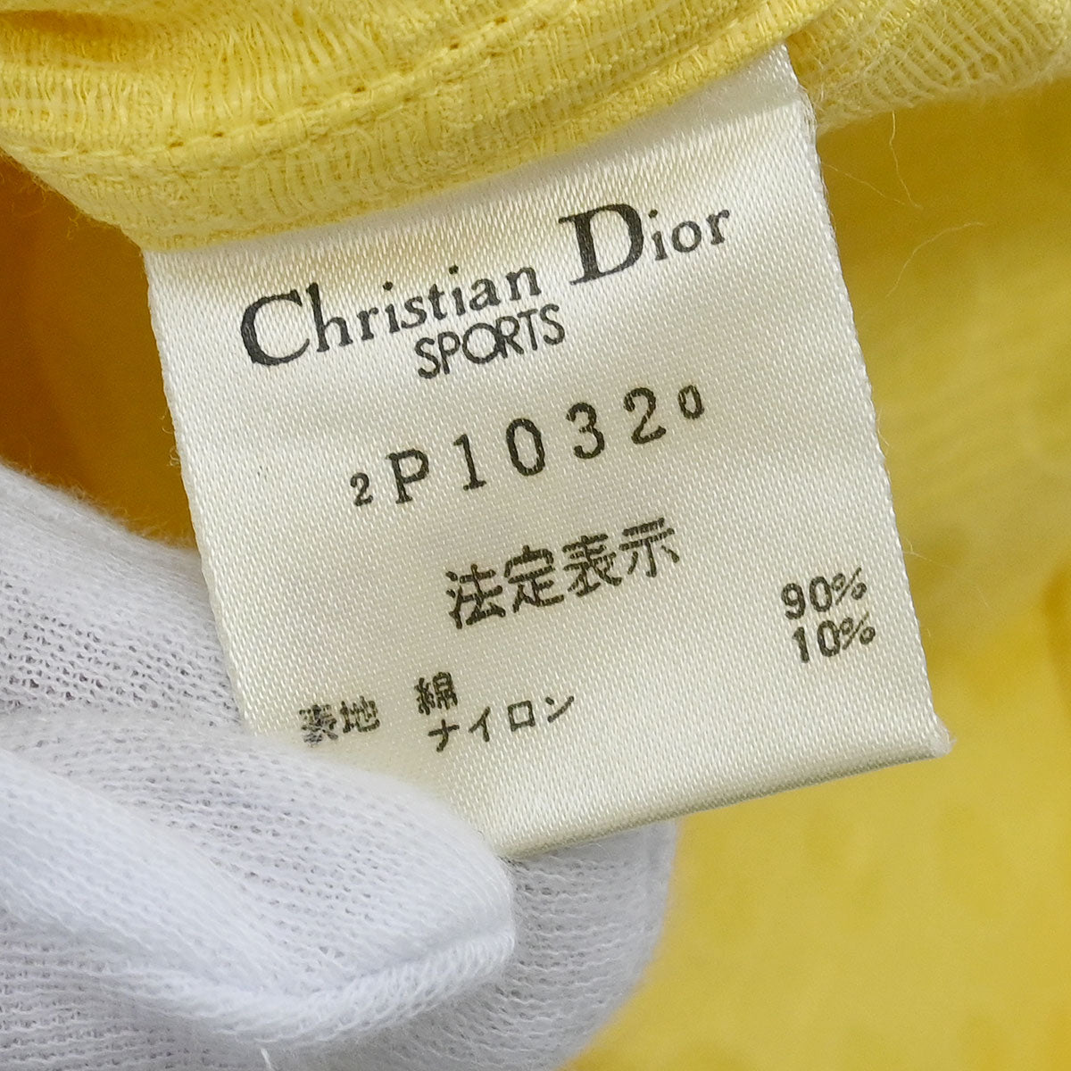 Christian Dior 2002 Top Shirt Yellow #M