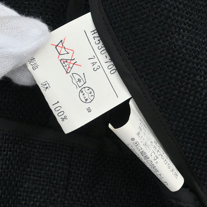 Yves Saint Laurent Collarless Jacket Black #S