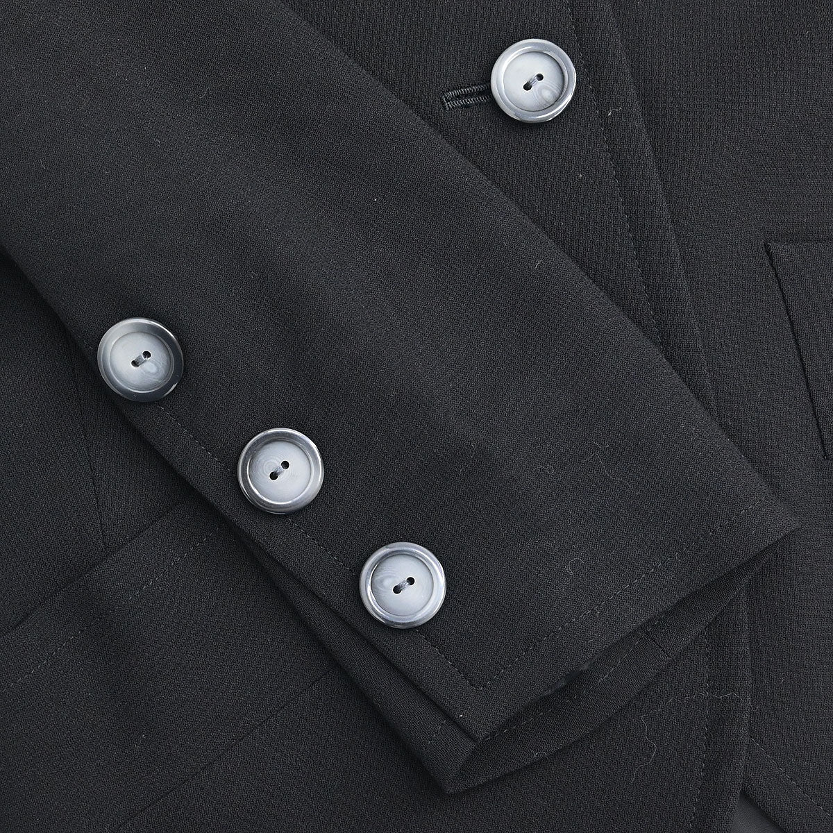 Yves Saint Laurent Setup Suit Jacket Skirt Black #M