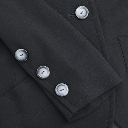 Yves Saint Laurent Setup Suit Jacket Skirt Black #M