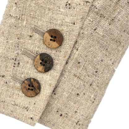 Yves Saint Laurent Setup Suit Jacket Skirt Beige #34