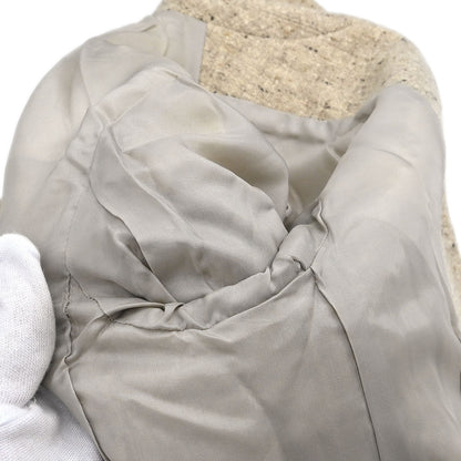 Yves Saint Laurent Setup Suit Jacket Skirt Beige #34