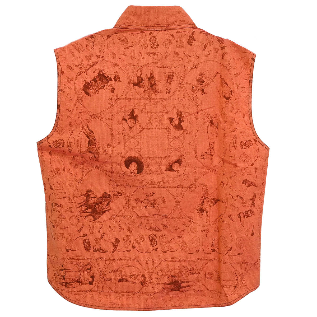 Hermes Sleeveless Top Orange #38