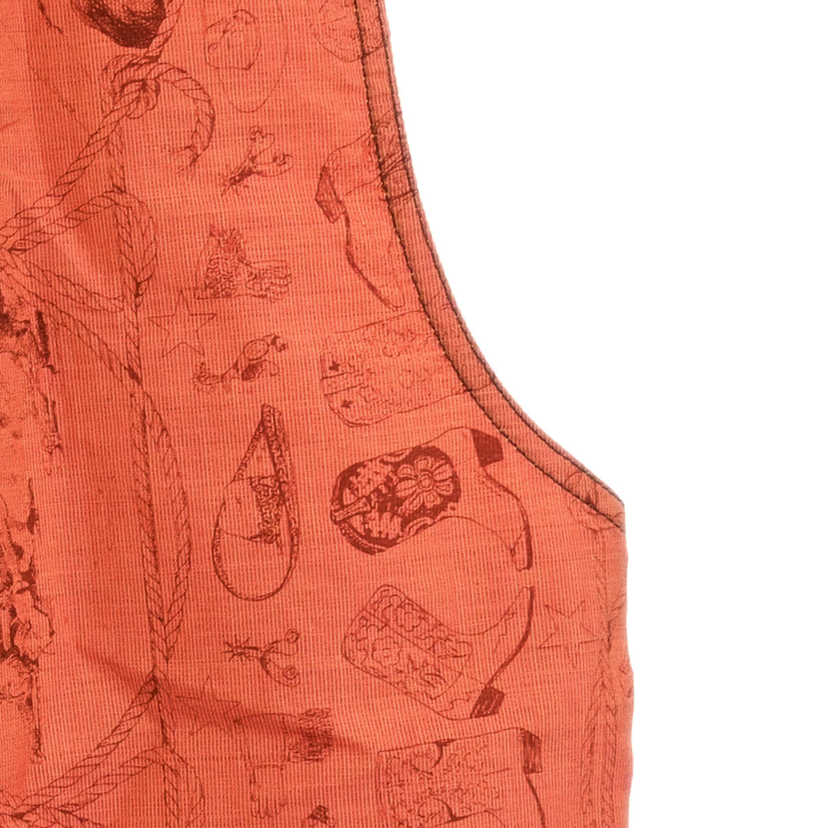 Hermes Sleeveless Top Orange #38