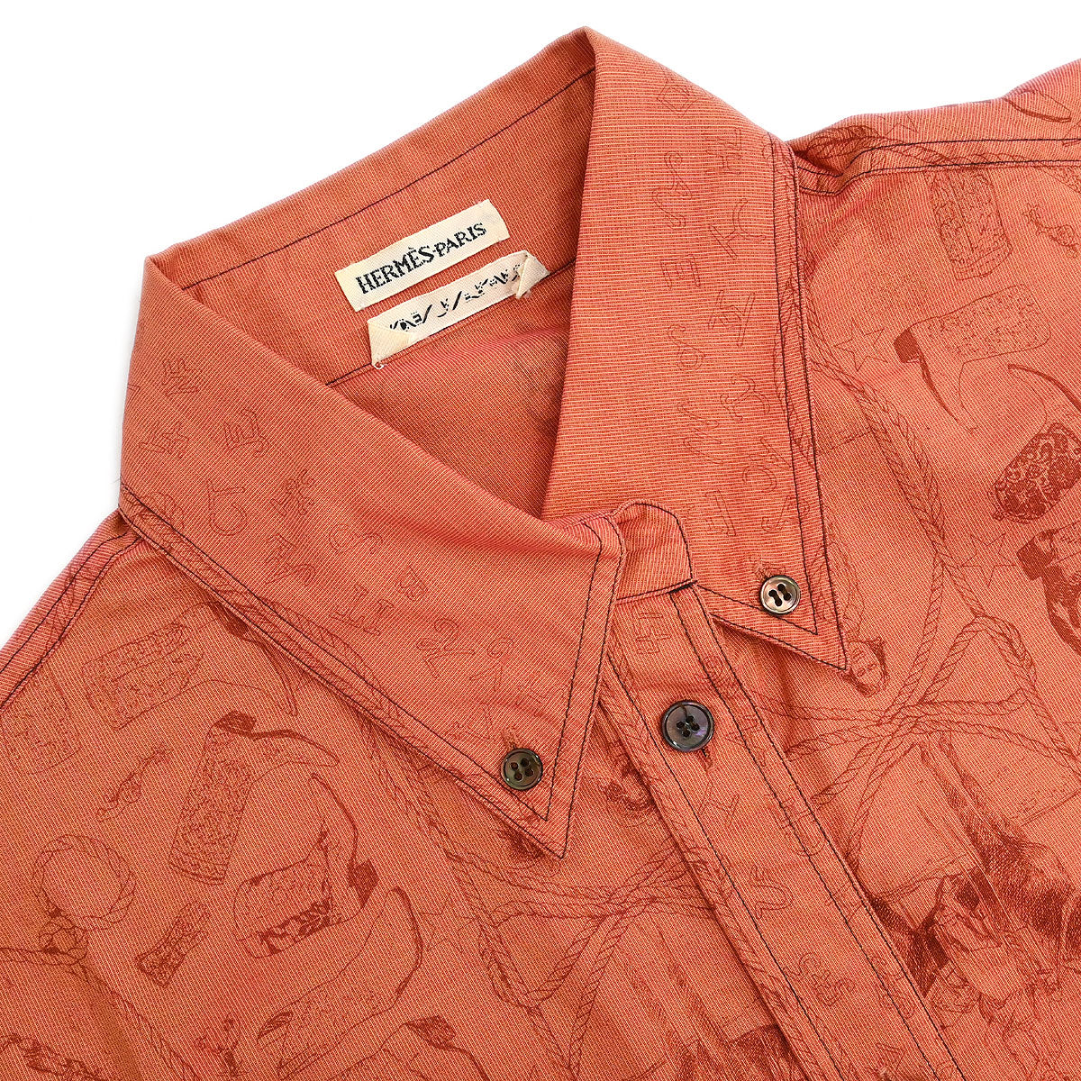 Hermes Sleeveless Top Orange #38