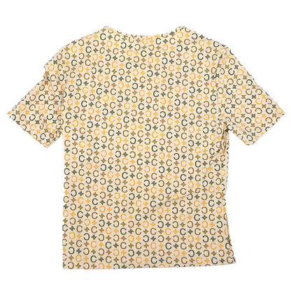 Celine C Macadam T-shirt Top Off-white #M