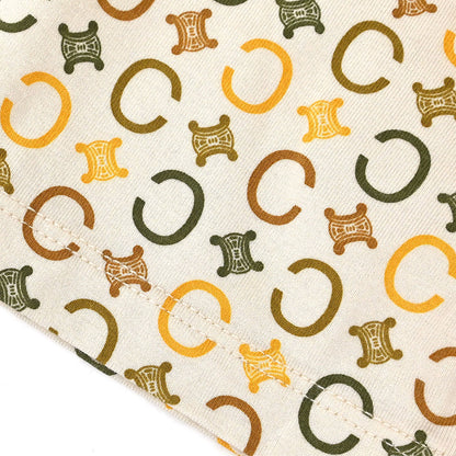 Celine C Macadam T-shirt Top Off-white #M