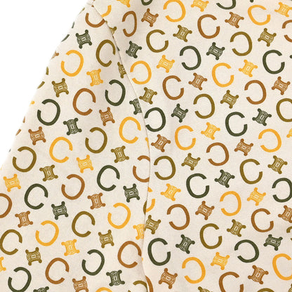 Celine C Macadam T-shirt Top Off-white #M