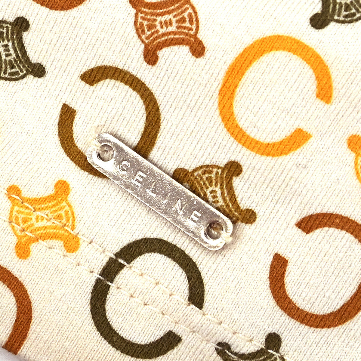 Celine C Macadam T-shirt Top Off-white #M