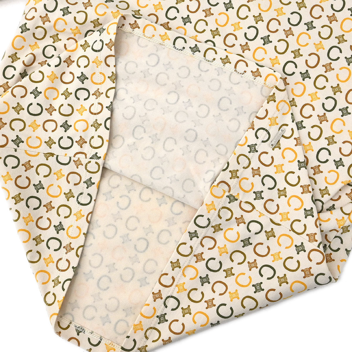 Celine C Macadam T-shirt Top Off-white #M