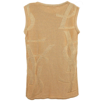 Yves Saint Laurent Tank Sleeveless Top Beige #M