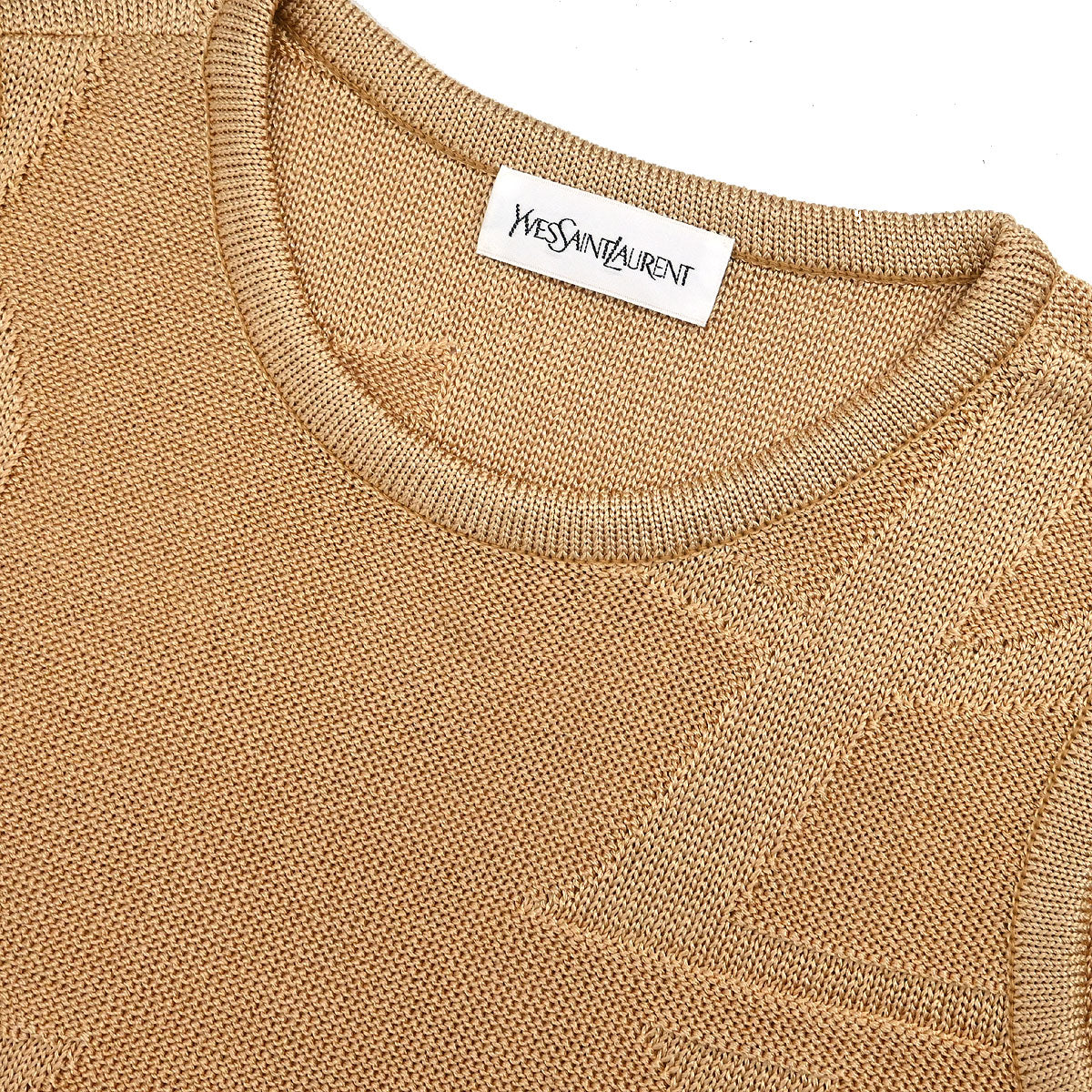 Yves Saint Laurent Tank Sleeveless Top Beige #M