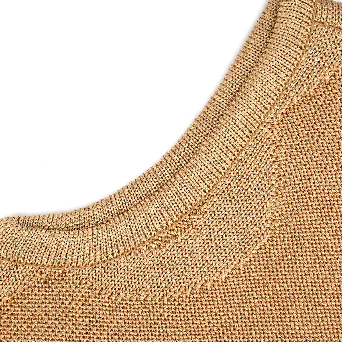 Yves Saint Laurent Tank Sleeveless Top Beige #M