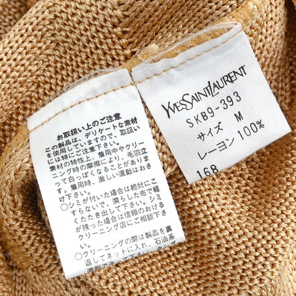 Yves Saint Laurent Tank Sleeveless Top Beige #M