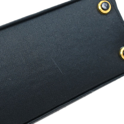 Chanel 1989-1991 Black Satin Shoulder Bag