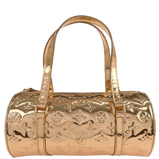 Louis Vuitton 2006 Gold Monogram Miroir Papillon Handbag M95270