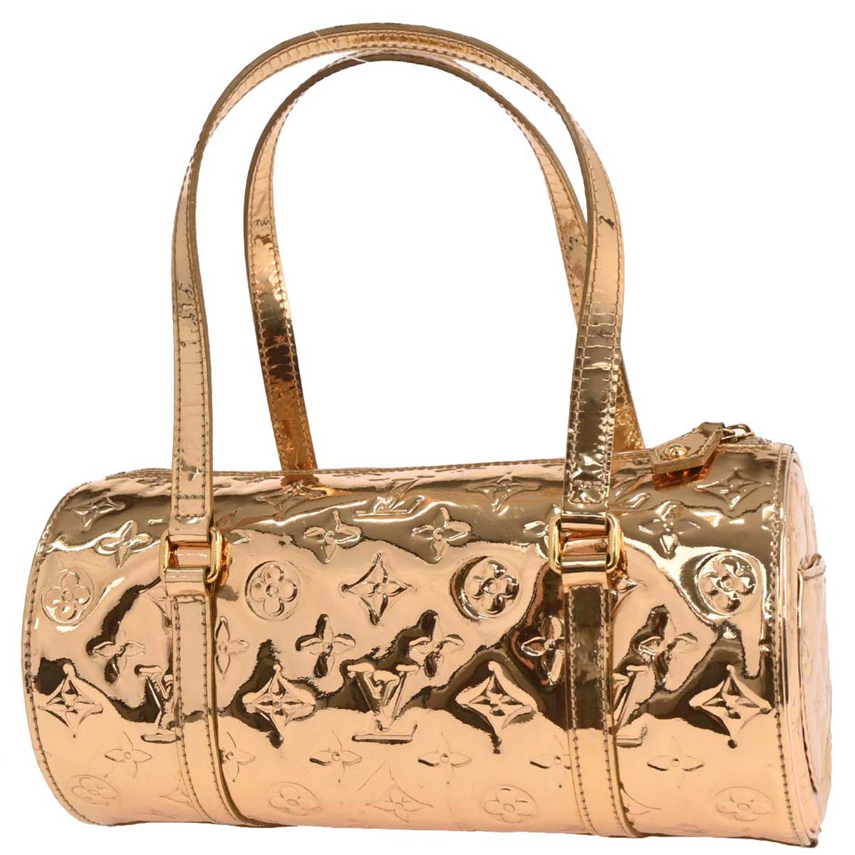 Louis Vuitton 2006 Gold Monogram Miroir Papillon Handbag M95270